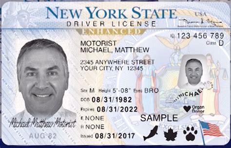 enhanced driver's license card